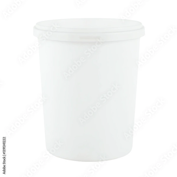 Obraz Simple white storage container for various needs.