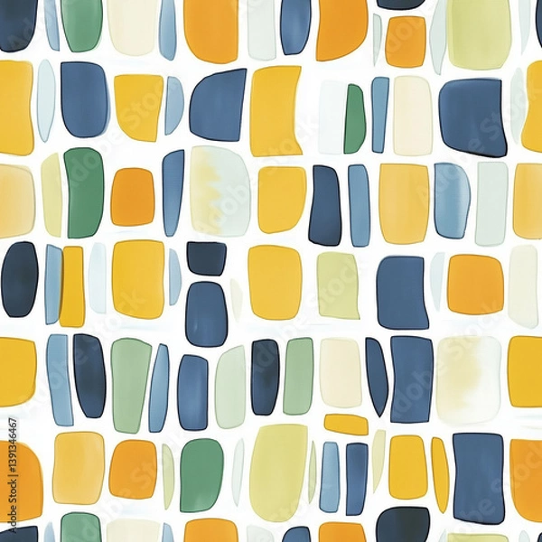 Obraz seamless pattern with colorful squares