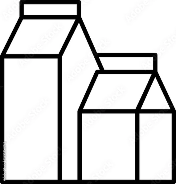 Obraz Fresh Drink Line Icon Element Set