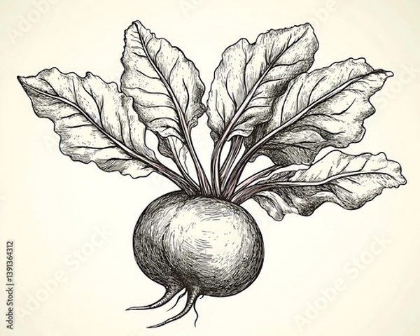 Obraz Beetroot Illustration (2)