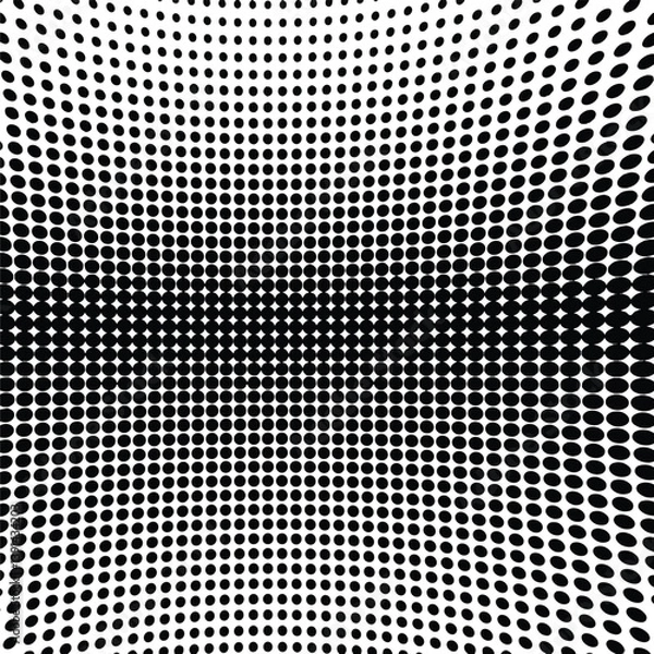 Fototapeta Light halftone dots pattern texture background. Vector illustration
