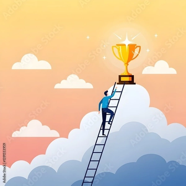 Obraz Creative Startup Launch Concept with Rocket and Financial Symbols