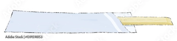 Obraz 箸のイラスト　色鉛筆