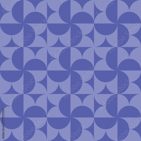 Fototapeta Geometric Vector Seamless Pattern Digital Paper, Abstract Colorful Background for Graphic Design, Scrapbooking, Textile, and Printing Projects