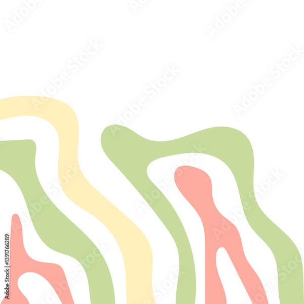 Fototapeta  Corner Topography Pattern 