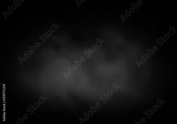 Fototapeta Black background smoke texture with  backgrounds