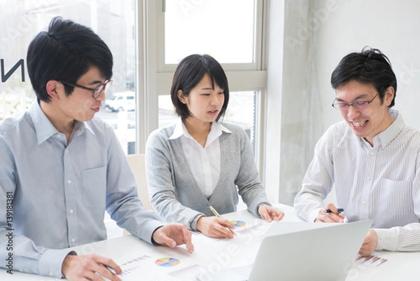 Fototapeta ビジネスシーン ミーティング