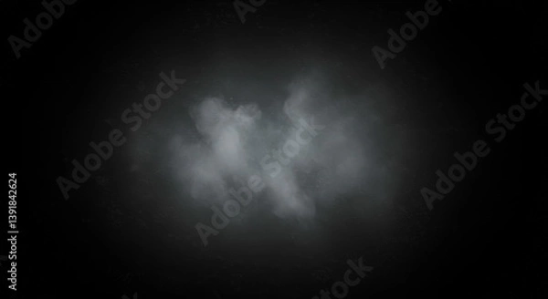 Fototapeta Black background smoke texture with  backgrounds