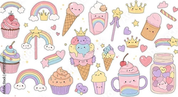 Obraz Rainbow Sweet Dreams AI Generated