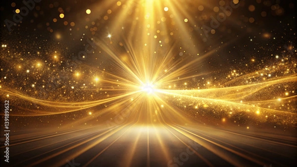 Obraz 光の放射イメージ背景