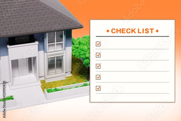 Obraz 住宅 チェックリスト
