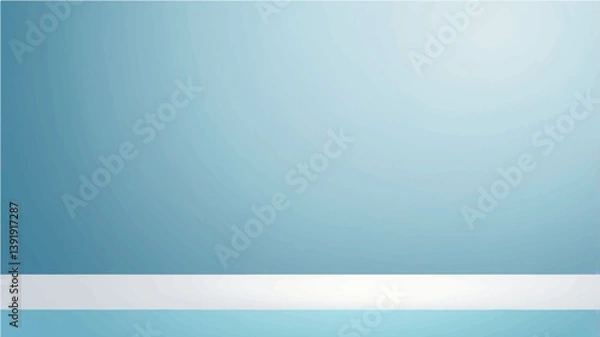 Fototapeta Light blue background with area for graphic elements or text