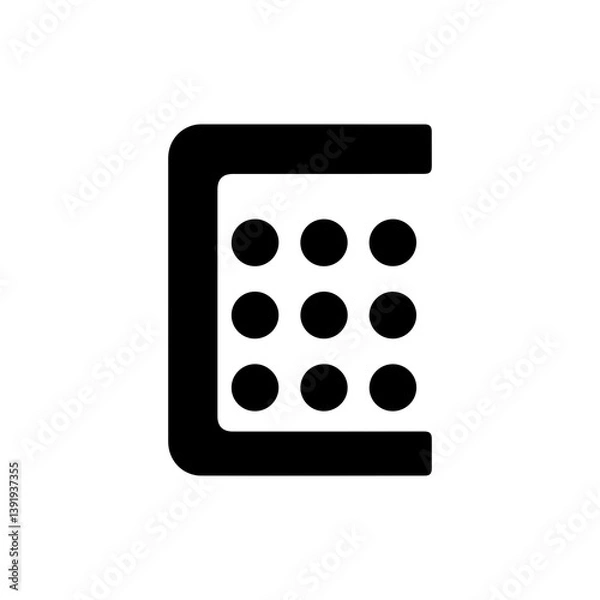 Fototapeta Clicking Menu Three Dots Vertical Icon in User Interface