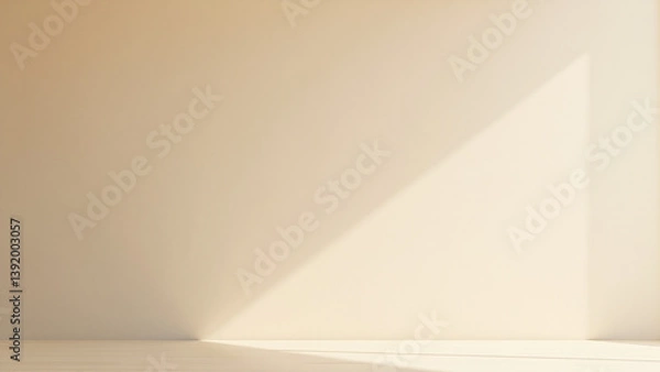 Fototapeta beige wall creates warm minimalistic background suitable various interior design projects