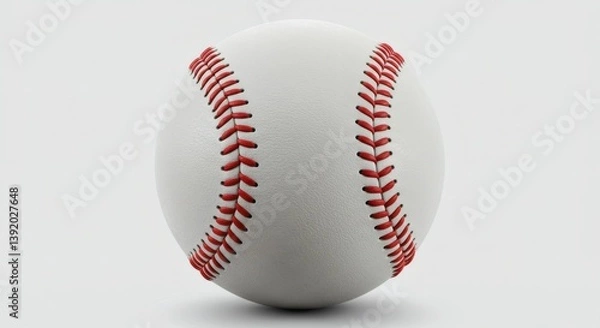 Obraz Baseball ball Isolated on white background