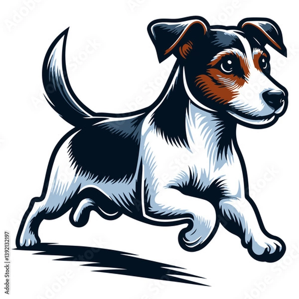 Obraz Jack russell vector and illustrations.