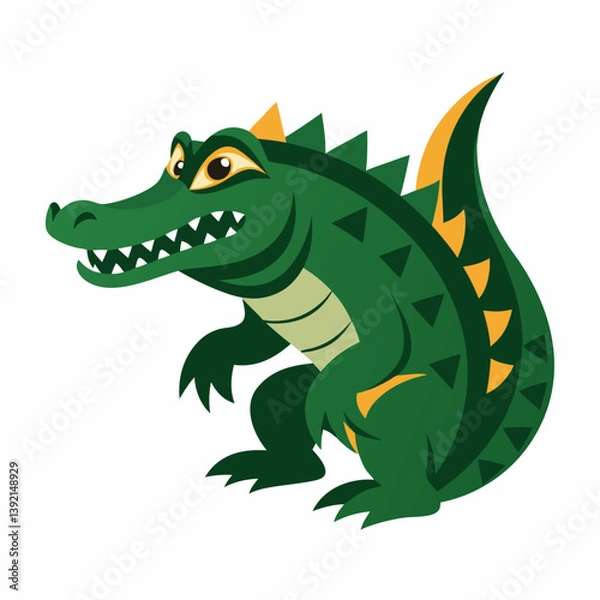 Obraz crocodile with a big smile
