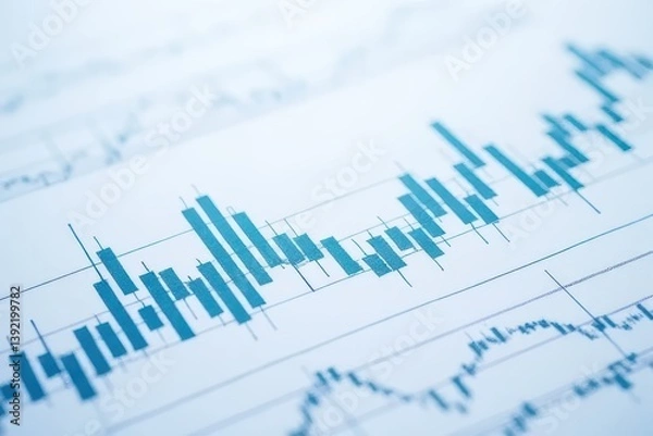 Fototapeta Graphic Chart Analysis