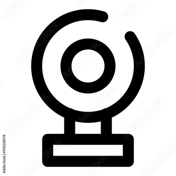 Fototapeta device dashed line icon