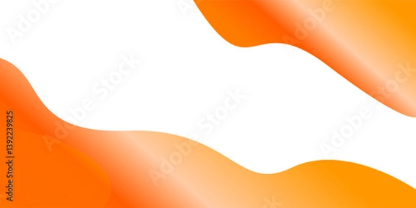 Obraz Orange fluid abstract background. Eps10 vector