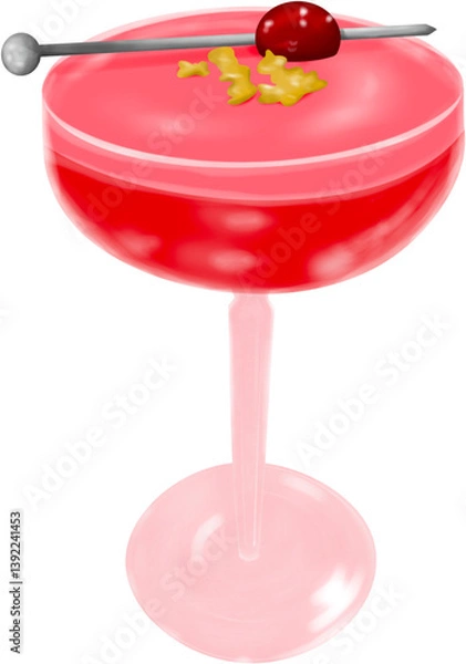 Obraz Cherry cocktail 