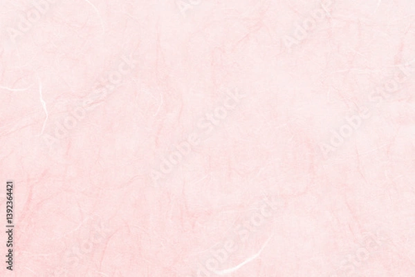 Obraz 模様が入った和紙　明るいピンク色