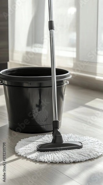 Fototapeta Effortless Mop Detail for premium floor cleaning, showing how effortless mop detail transforms floors with effortless mop detail clarity, effortless mop
mop detail
floor shine
premium cleaning
home hy