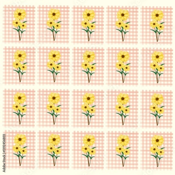 Obraz Sunflower background 