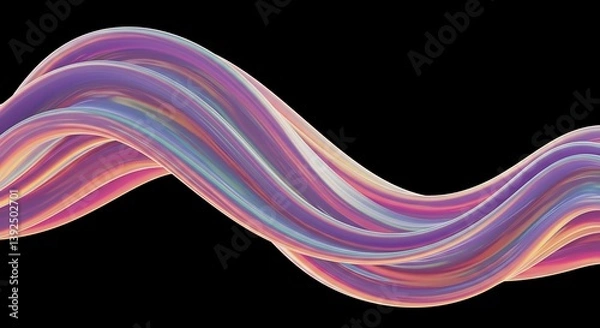 Fototapeta Chromatic Flow AI Generated