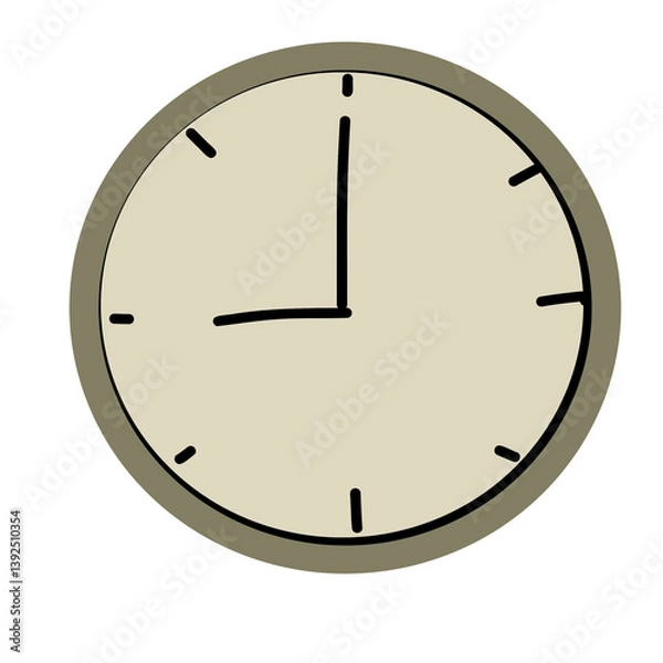 Obraz vector clock icon