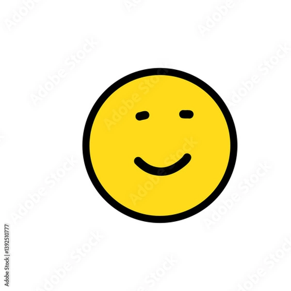 Obraz happy smiley face