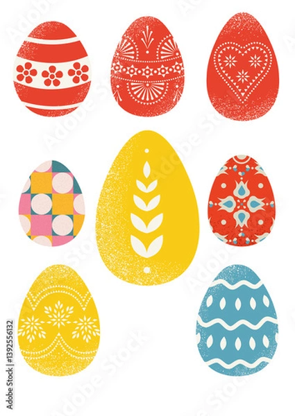 Obraz colour eggs element