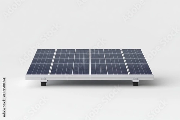 Obraz Solar panel system mounted on a frame