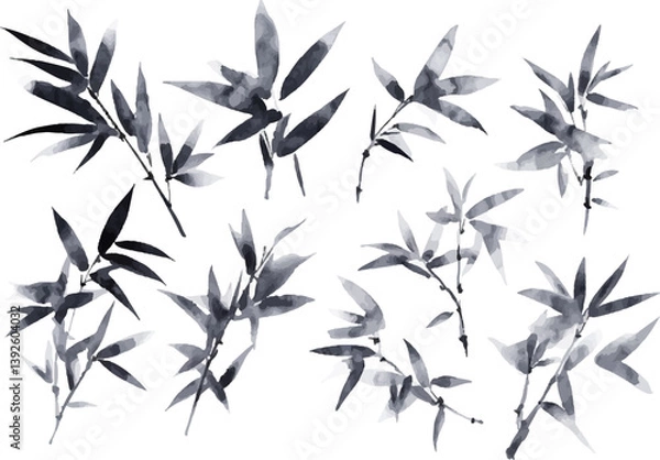 Obraz seamless pattern with bamboo