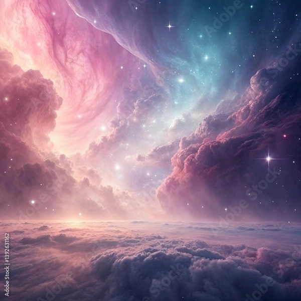 Obraz northern lights in space