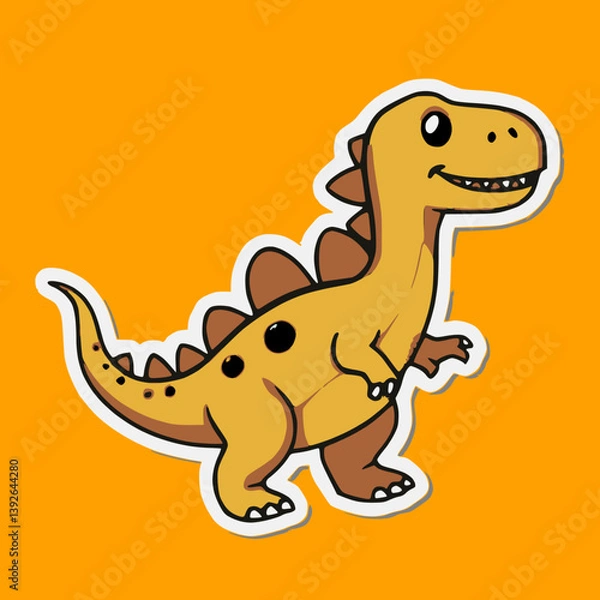 Obraz Dinosaur vector illustration 