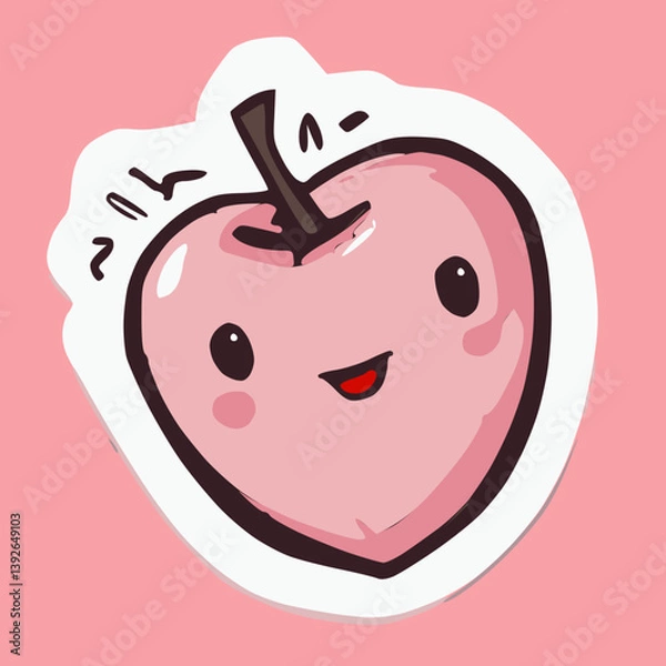 Obraz apple with heart
