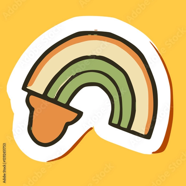 Obraz Rainbow vector illustration 