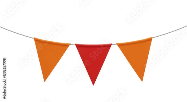 Obraz Isolated Pennant Banner