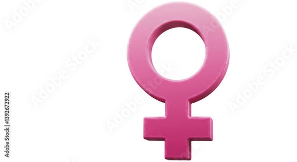 Fototapeta Isolated Female Symbol