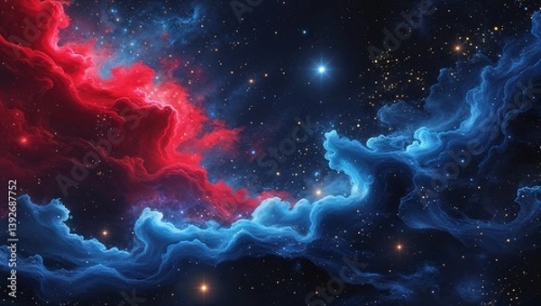 Obraz abstract space background