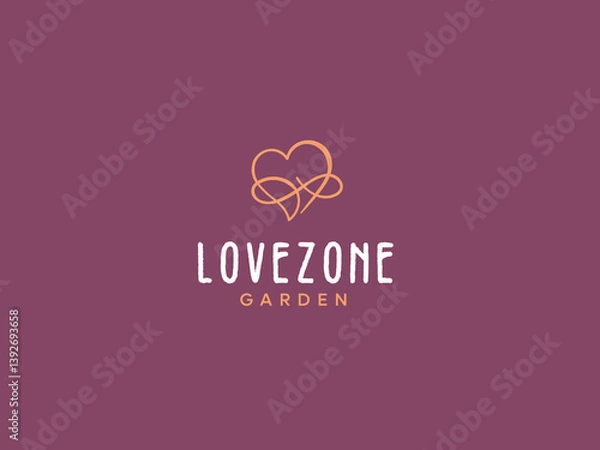 Obraz Love Zone Logo