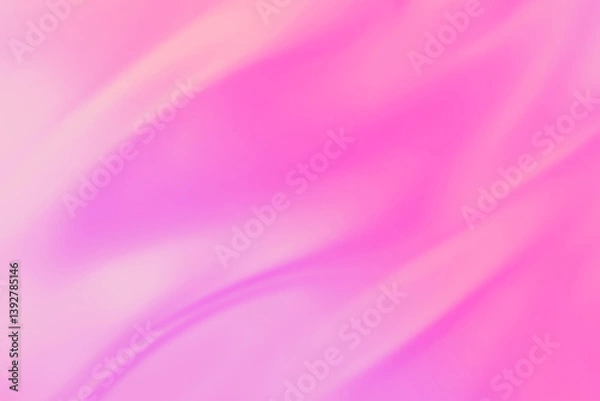 Obraz Pink Abstract Fluid Background with Soft Gradient and Smooth Wavy Texture