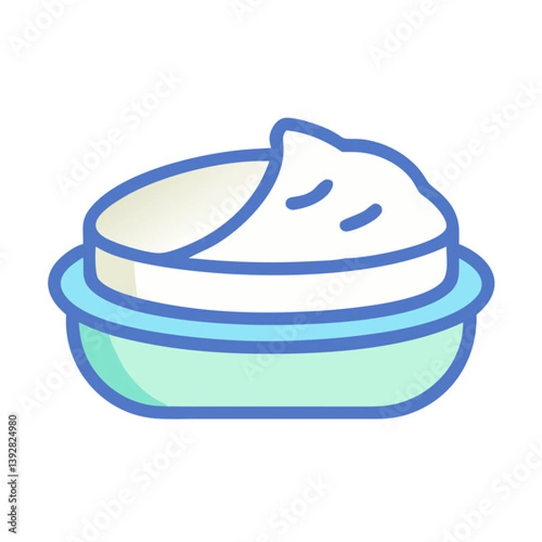 Obraz  Cream Cheese Vector for Spreading Ideas