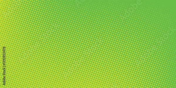 Fototapeta Dotted gradient vector illustration, white and black halftone background, horizontal seamless dotted lines, monochrome dots texture backdrop, retro effect. modern