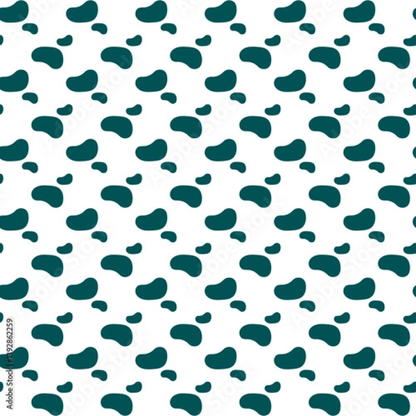 Fototapeta Minimalistic Black and White Abstract Pattern With Irregular Geometric Shapes 