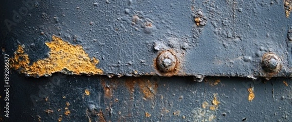 Fototapeta A gray grunge background with a rough texture, featuring subtle scratches and worn edges for an industrial look.