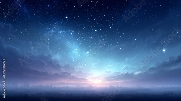 Obraz name: dreamy night cityscape