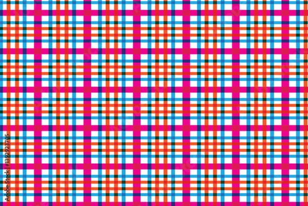 Fototapeta simple abstract pink orange sky color plaid check pattern the pattern of the squares creative geometric smooth texture plaid check tartan gingham pattern that can be used as a background or texture
