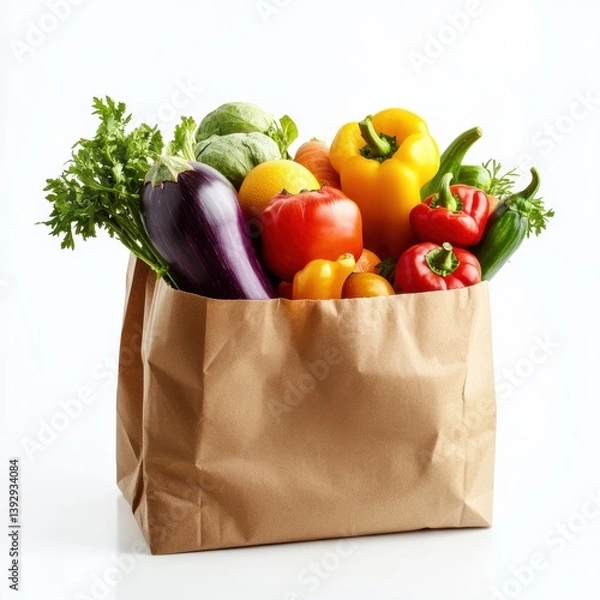 Obraz Various mixed fresh organic vegetable in Spring